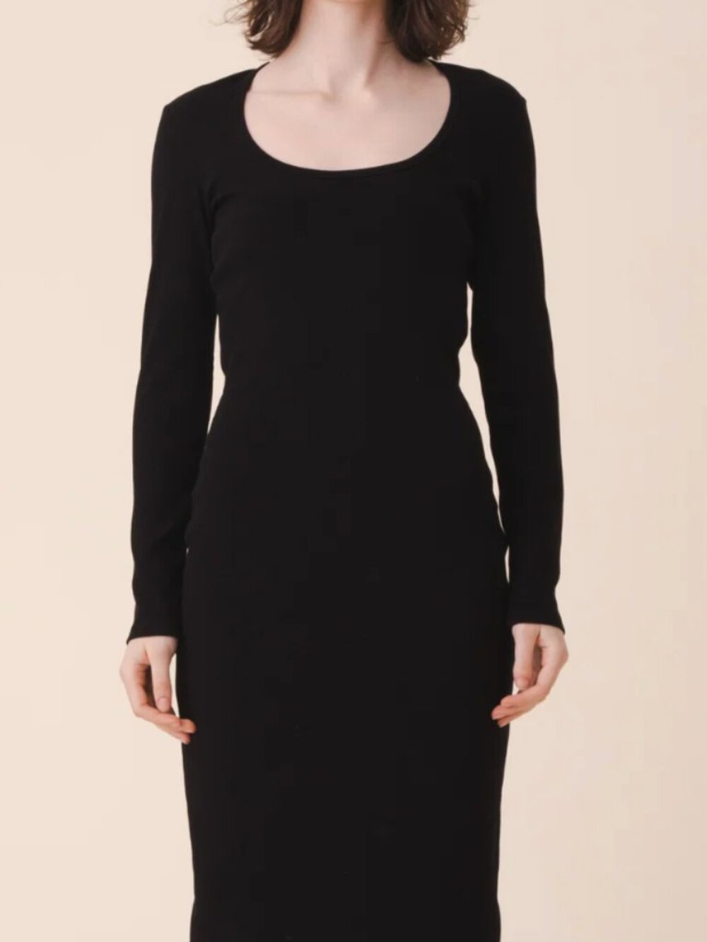 Prairie Underground Florentine Dress in Black Knit (M)